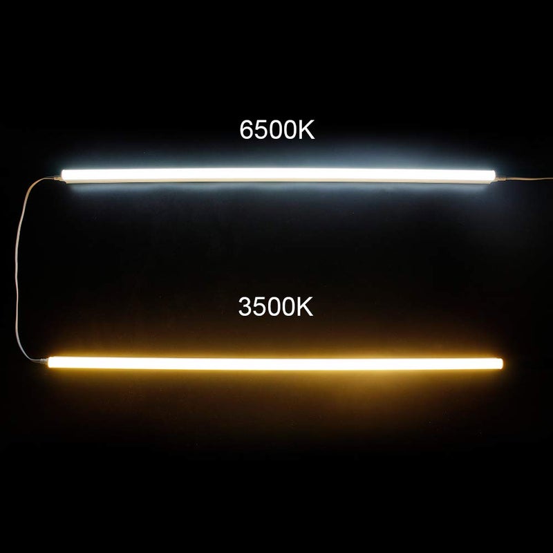LightingWill LED T5 Integrated Fixture 3FT, Daylight White 6000-6500K, 14W, Linkable Shop Light and Under Cabinet Light, Corded Electric with Built-in ON/Off Switch, 4 Pack - Image 5